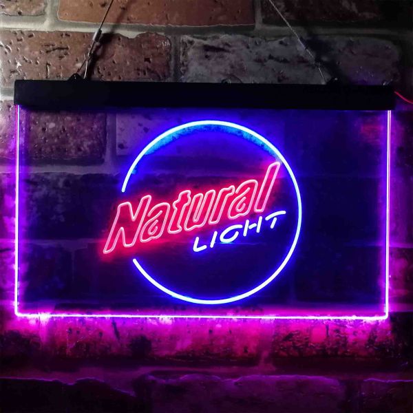 Natural Light Dual LED Neon Light Sign